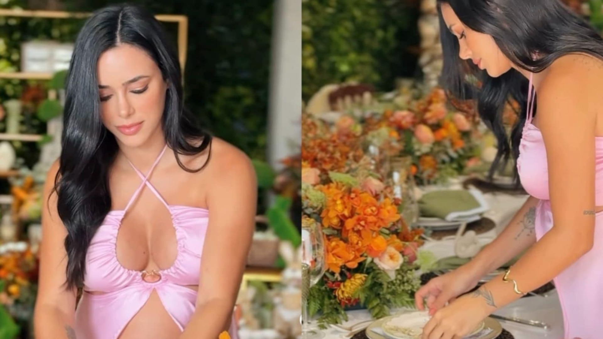Bruna Biancardi choca com detalhes luxuosos de seu almoço de Páscoa; veja