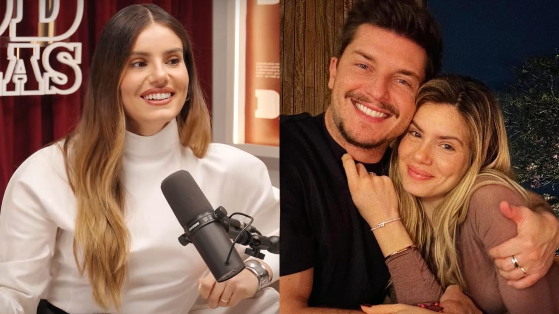 Camila Queiroz revela ‘cupido’ em início de namoro com Klebber Toledo