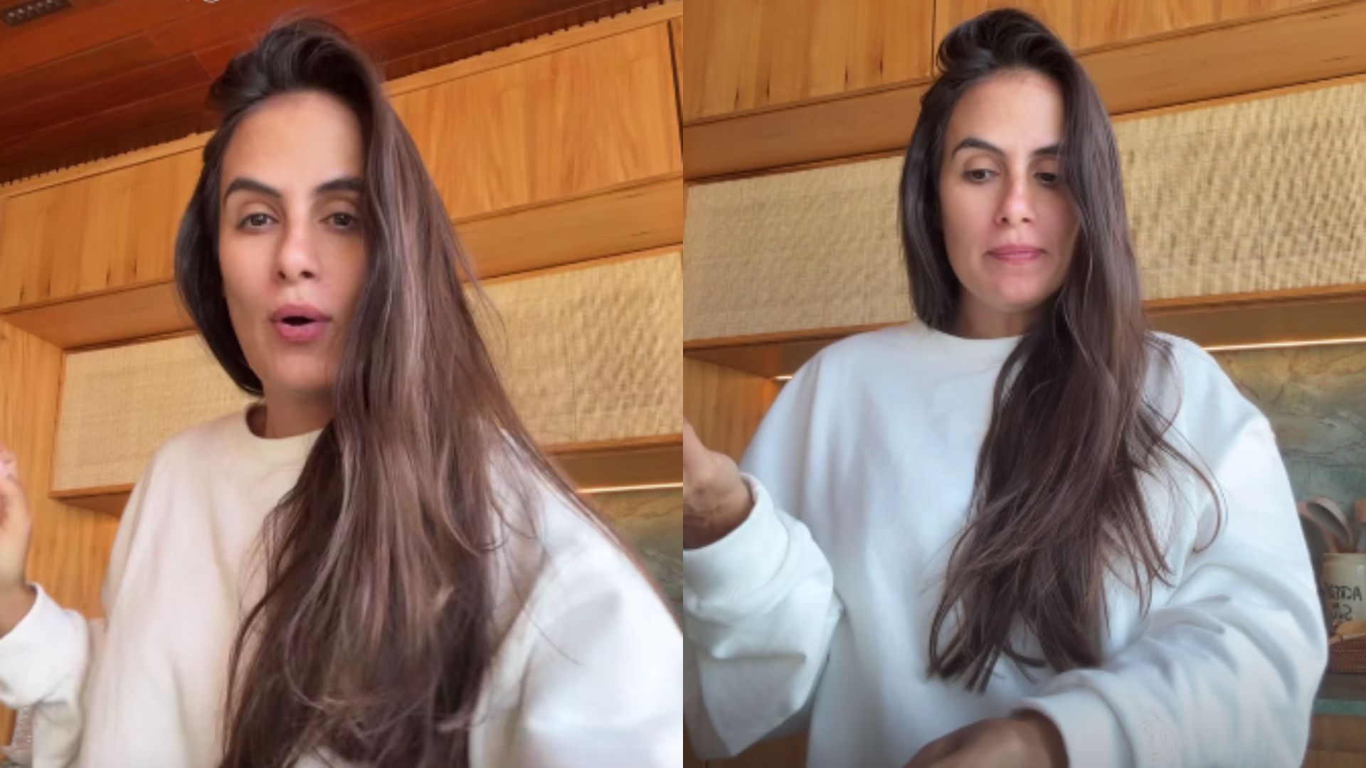 Carol Peixinho relata lapsos de memória durante a gravidez: ‘Esquecendo algumas palavras’
