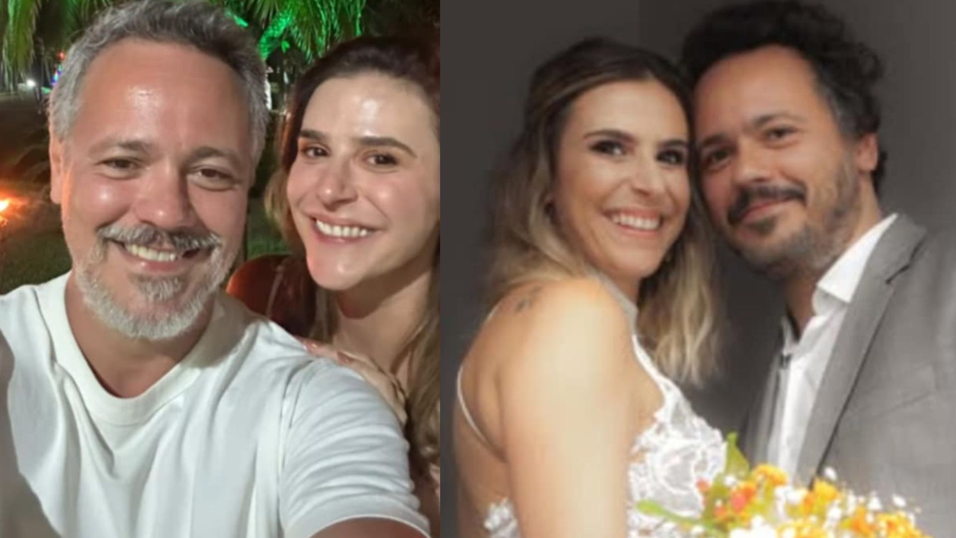 Danton Mello divide cliques raros com a esposa em data especial: ‘Sempre juntos’