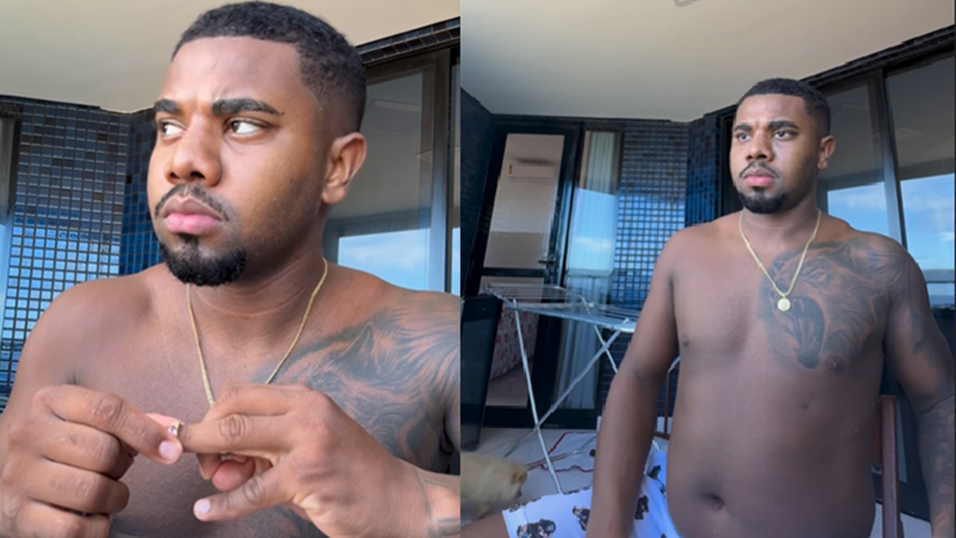 Ex-BBB Davi Brito compartilha vídeo sobre casamento:  ‘Tá repreendido’