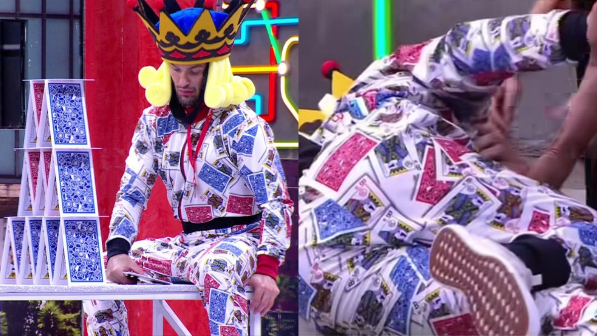 BBB 25: Diego Hypolito sofre queda e machuca as costas durante o Castigo do Monstro