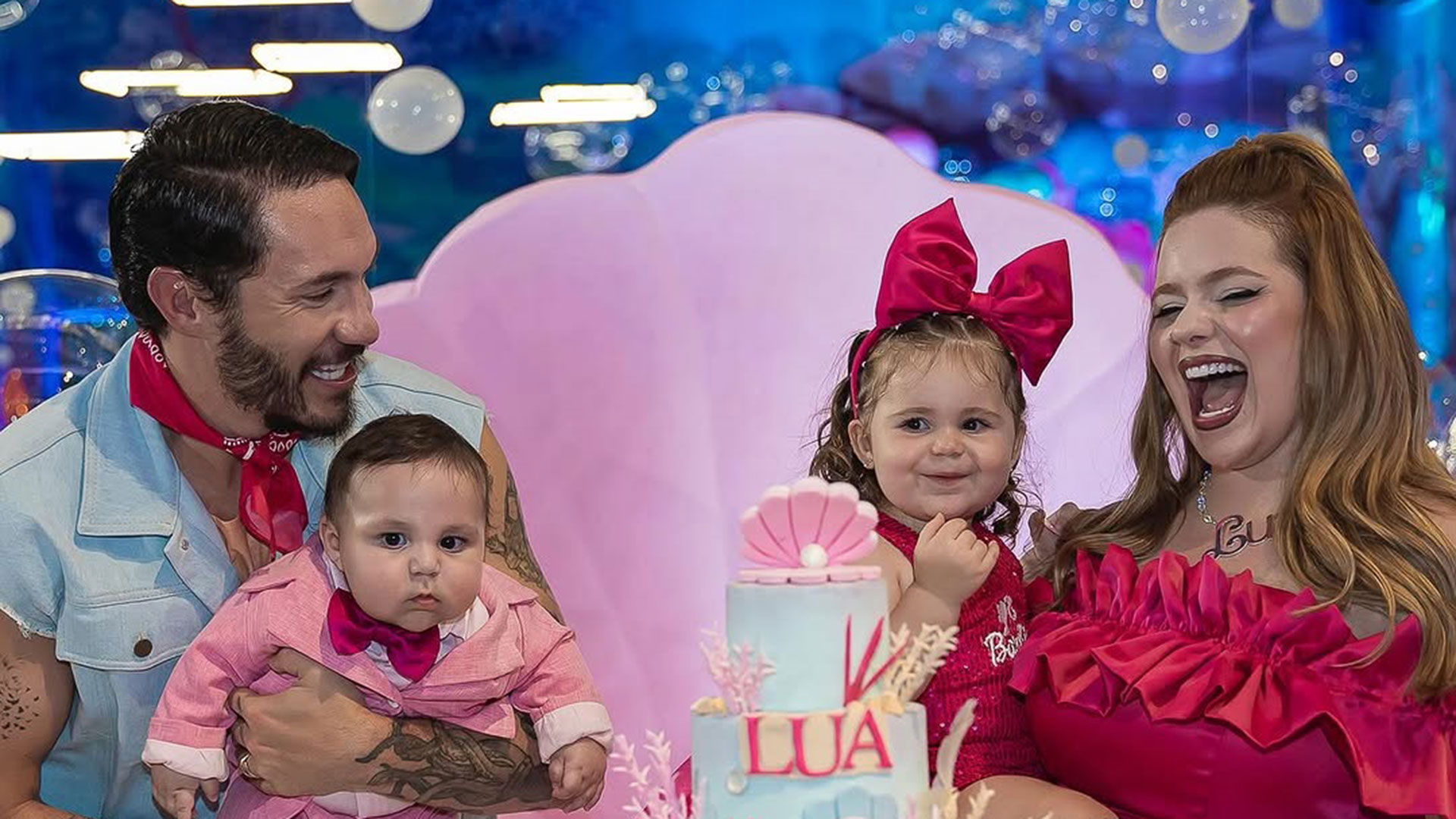 Eliezer mostra momento fofíssimo entre os filhos Lua e Ravi