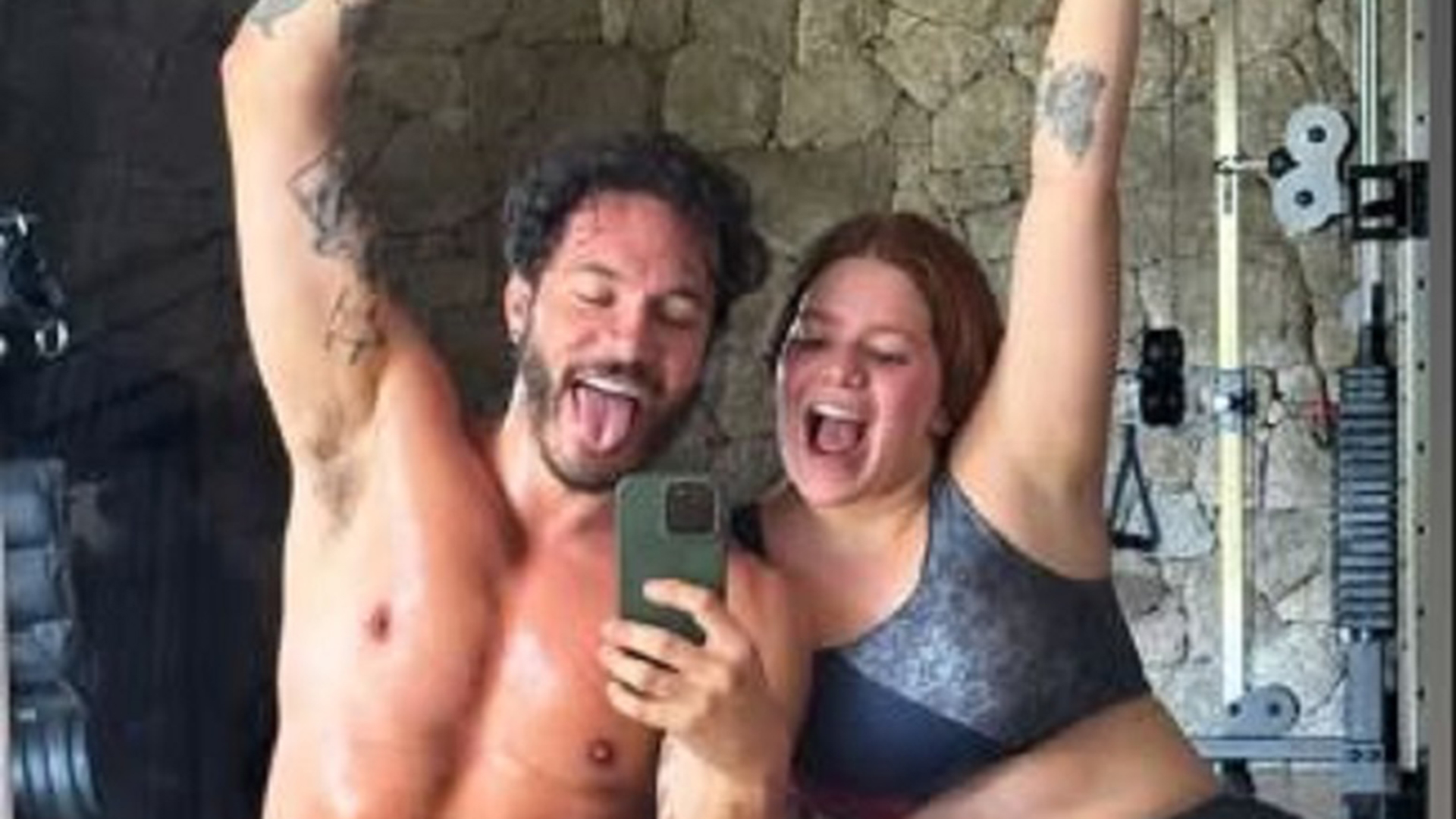 Eliezer e Viih Tube treinam juntos: ‘Fica gostoso junto’