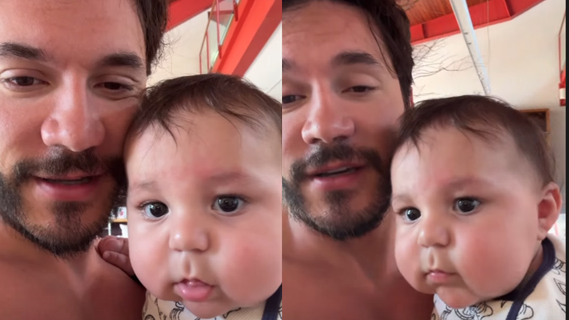 Eliezer conta como foi a primeira vez do filho caçula em festa: ‘Fiquei impressionado’