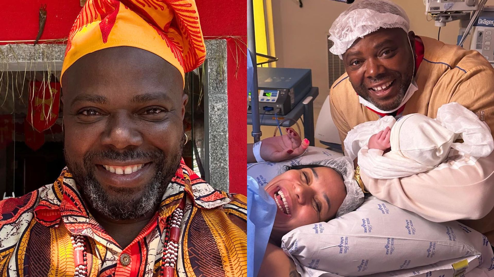 Érico Brás celebra o nascimento de sua terceira filha: ‘Luz especial’