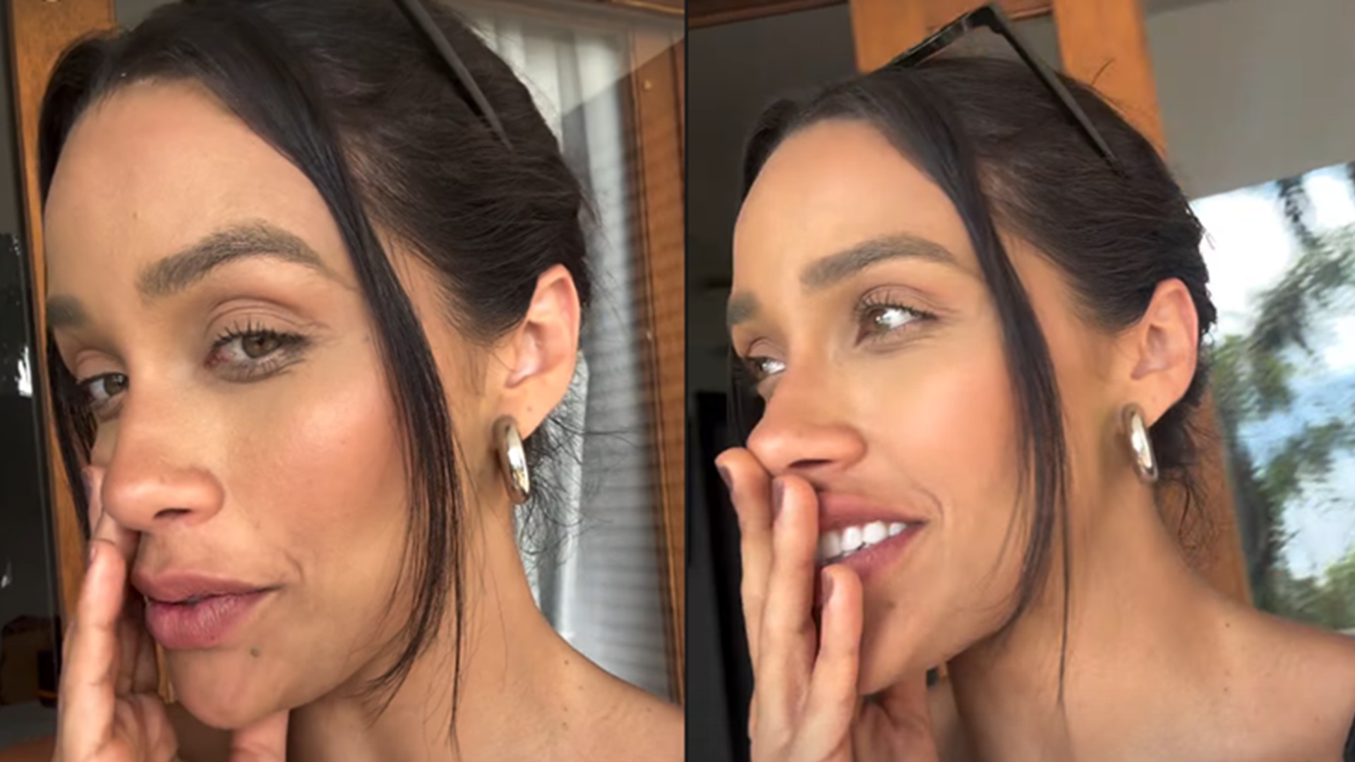 Ex-BBB Eva se surpreende com a vista da janela do quarto na Ilha de CARAS