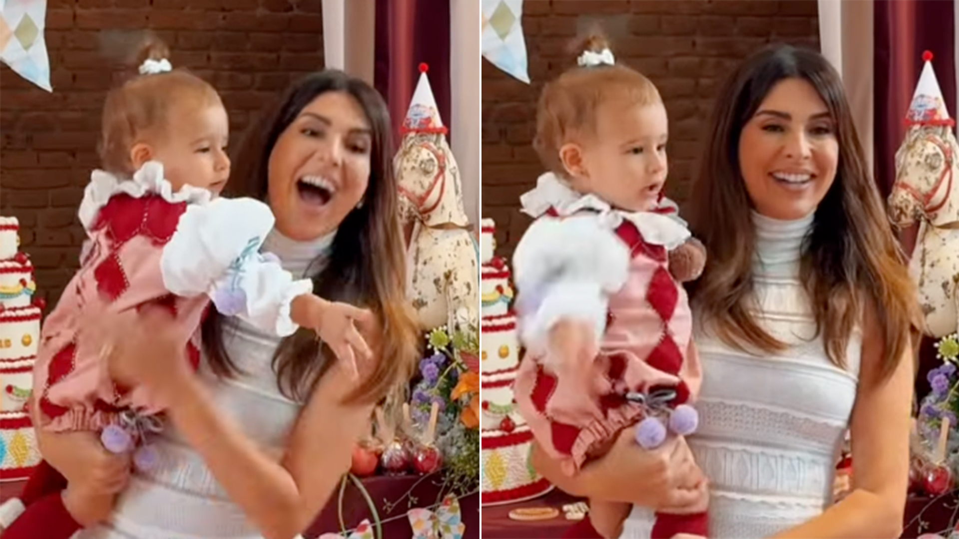 Fernanda Paes Leme faz festa encantadora para o primeiro aniversário da filha