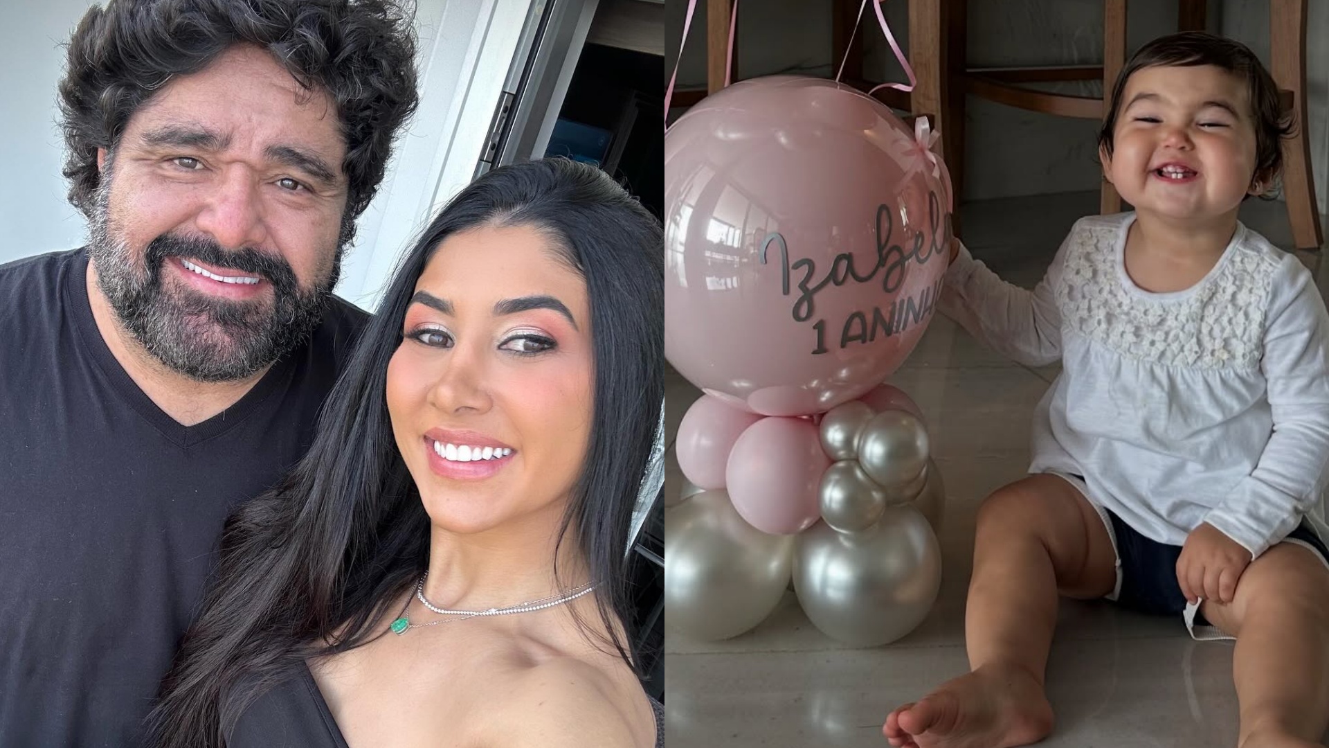 Mulher de Fabiano Menotti comemora o aniversário da filha caçula: ‘Meu amor’