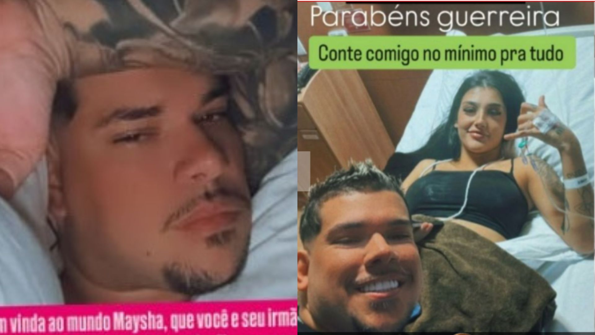 Ex de Bia Miranda, Buarque visita a influencer na maternidade