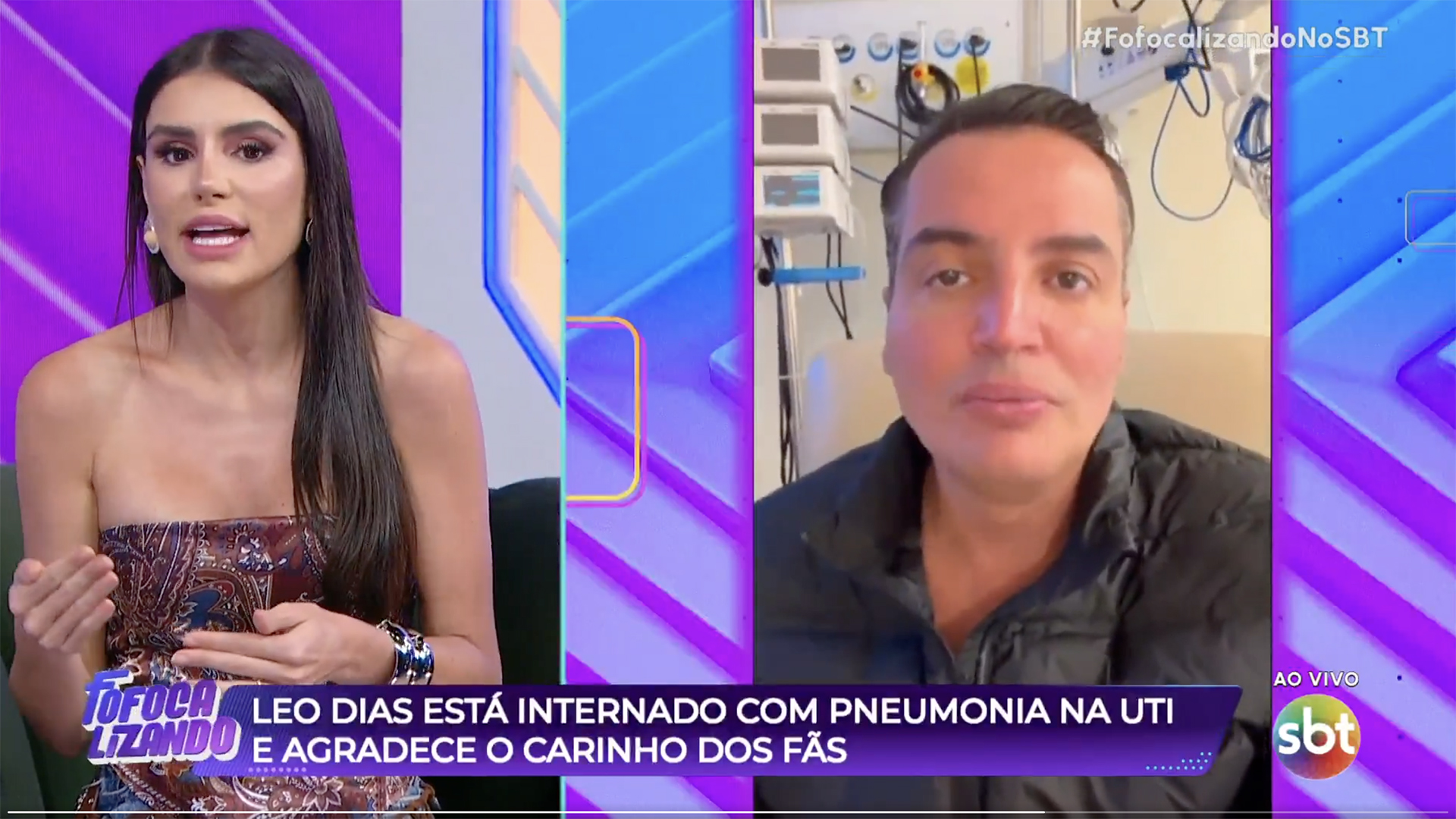 Gaby Cabrini fala sobre a saúde de Leo Dias: ‘A imunidade cai’
