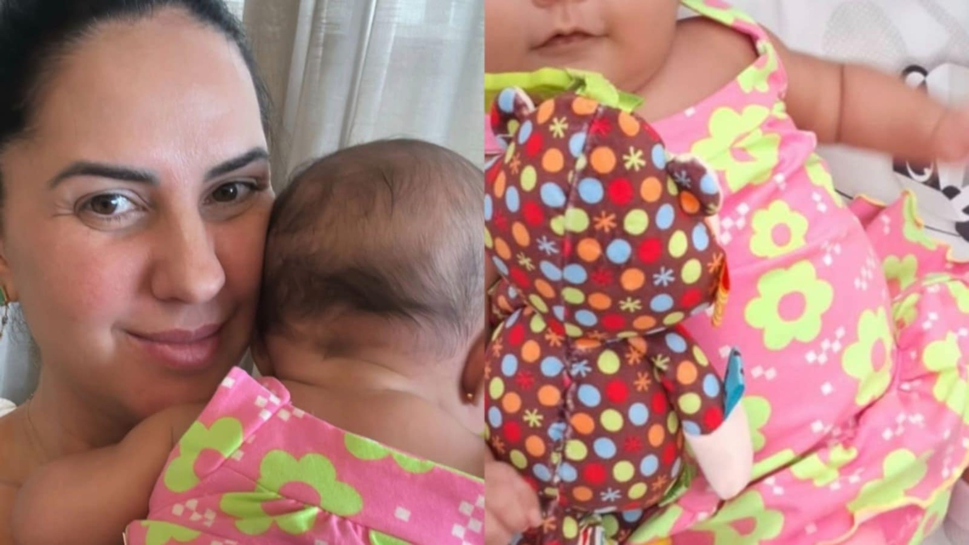 Graciele Lacerda exibe fotos fofíssimas de sua filha brincando; veja