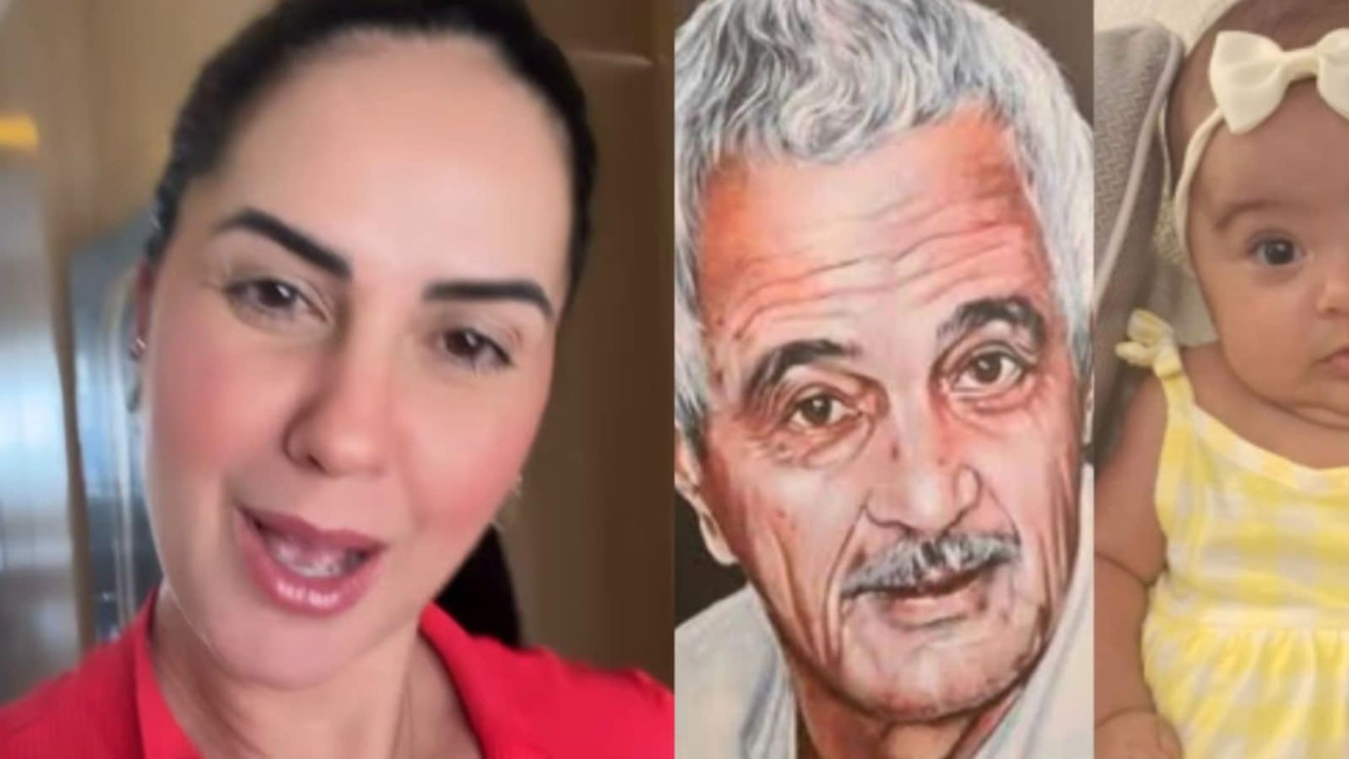 Graciele Lacerda impressiona ao mostrar semelhança da filha com o avô; veja