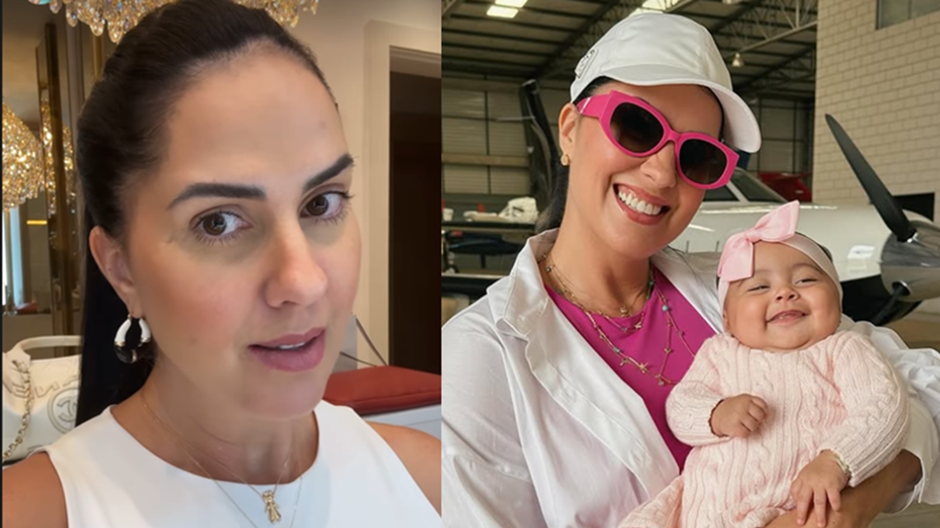 Graciele Lacerda comenta sobre desenvolvimento da filha após ida ao pediatra: ‘Bastante’
