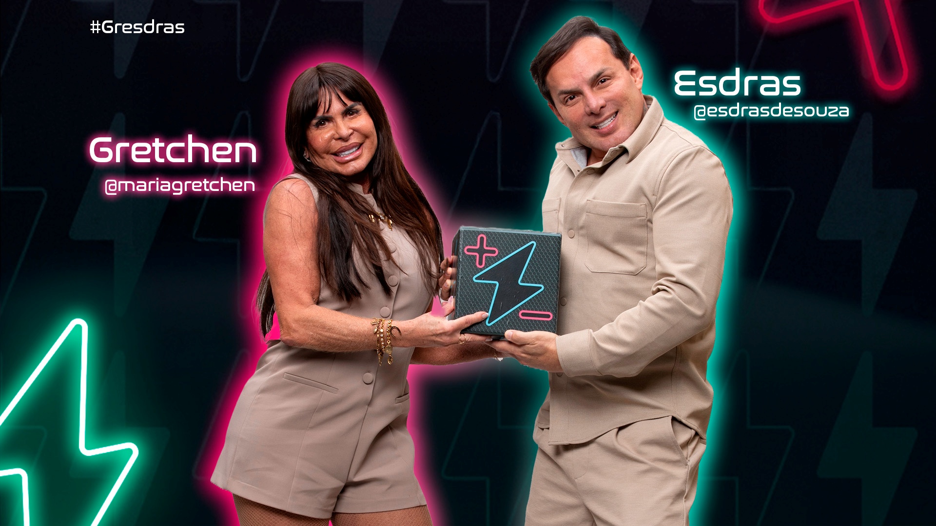 Gretchen, atores e ex-BBB: conheça os casais do Power Couple Brasil
