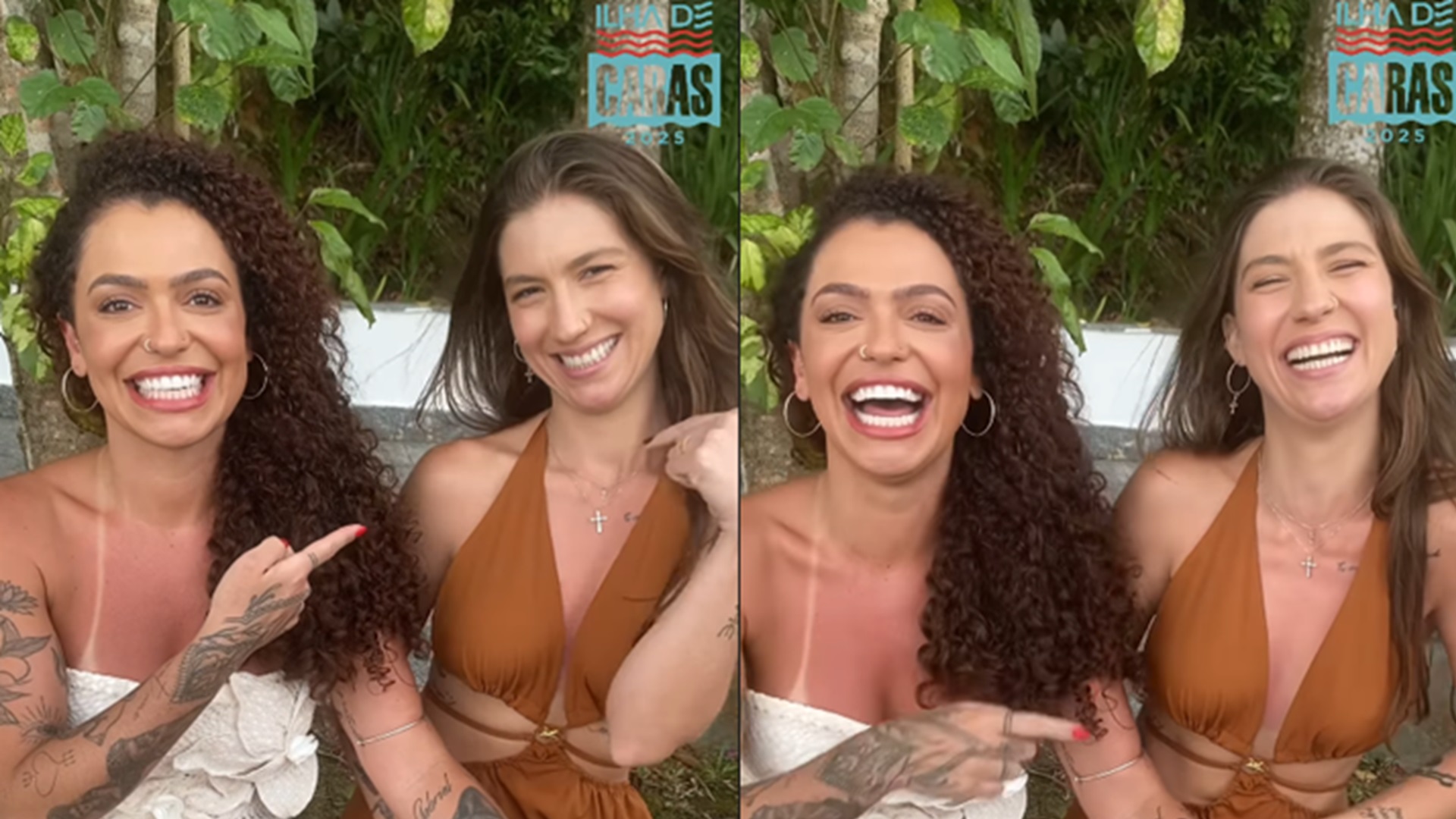 Na Ilha de CARAS, Bruna Viola e a esposa compartilham curiosidades sobre o relacionamento