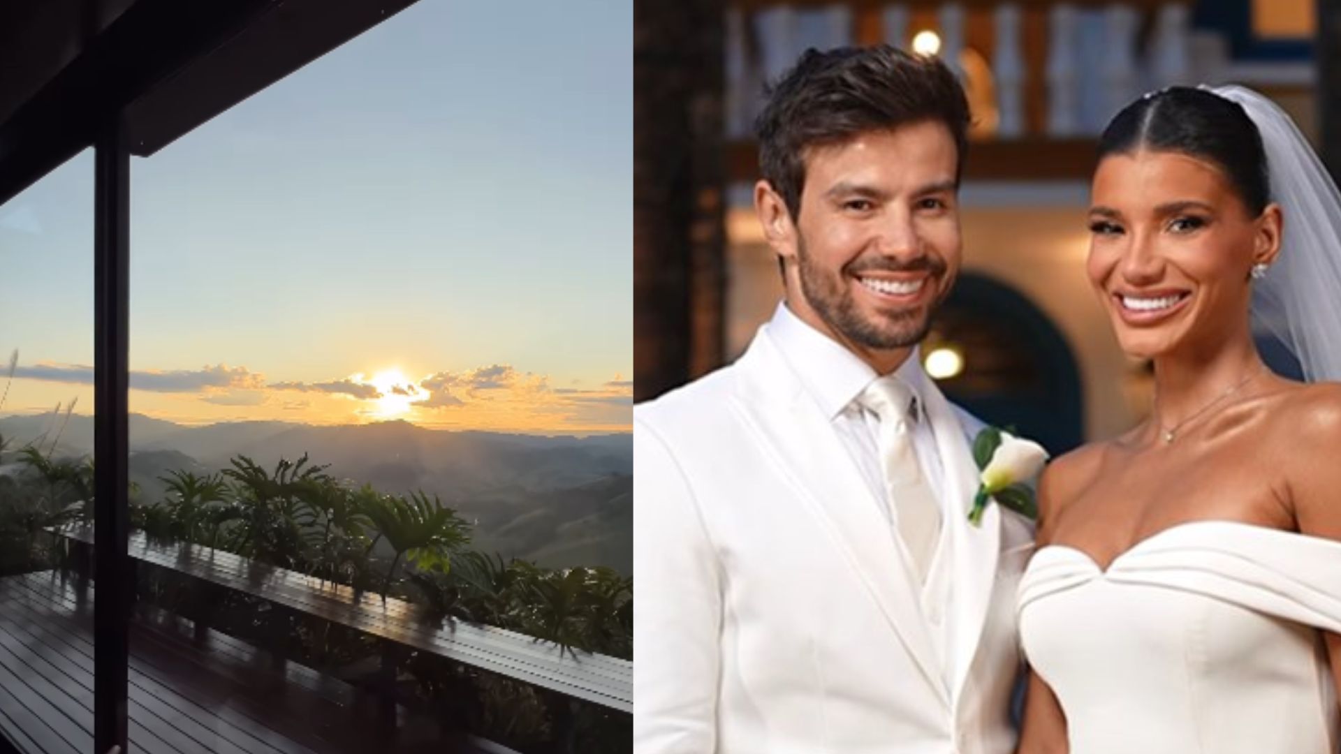Jakelyne e Mariano curtem mini lua de mel em montanha de Minas Gerais