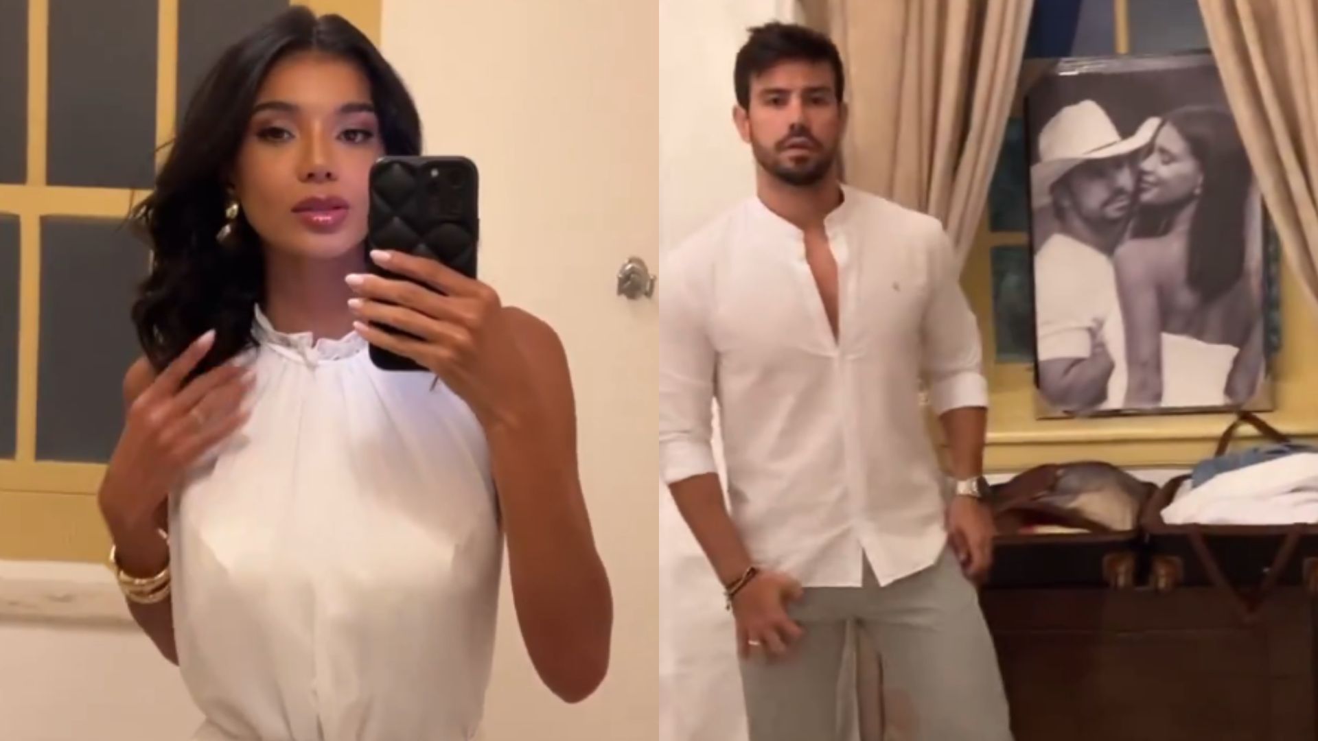 Às vésperas do casamento, Jakelyne e Mariano reúnem familiares em evento