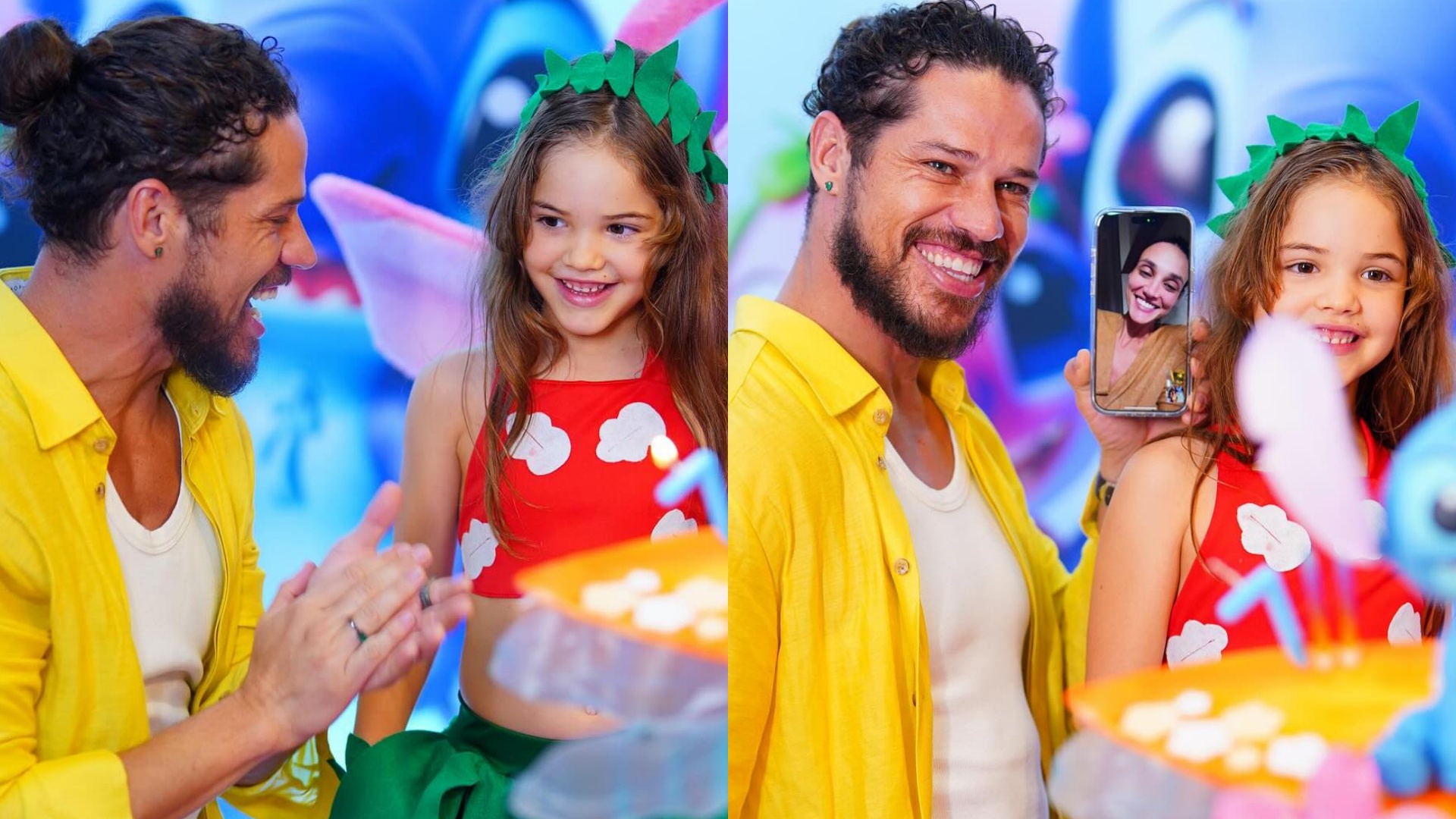 José Loreto encanta ao mostrar detalhes da festa de aniversário da filha, Bella