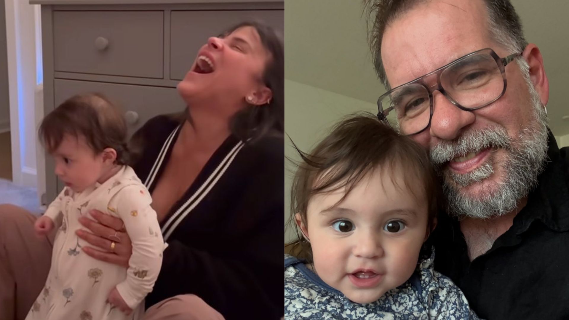 Leandro Hassum arranca risadas com momento descontraído ao lado da neta