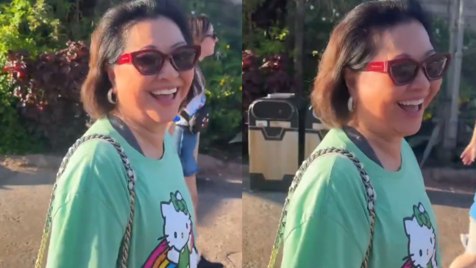 Aos 72 anos, mãe de Sabrina Sato percorre 15 km e filha enaltece: “Sorrindo mesmo gripada”