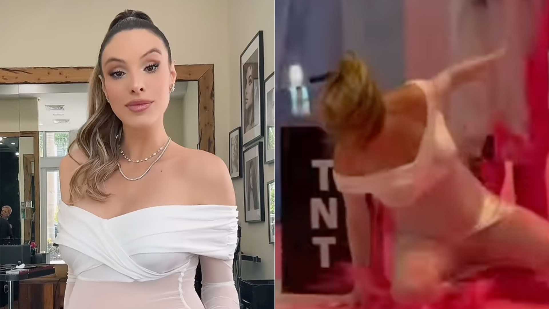 Grávida, influencer Lele Pons leva tombo no chá revelação