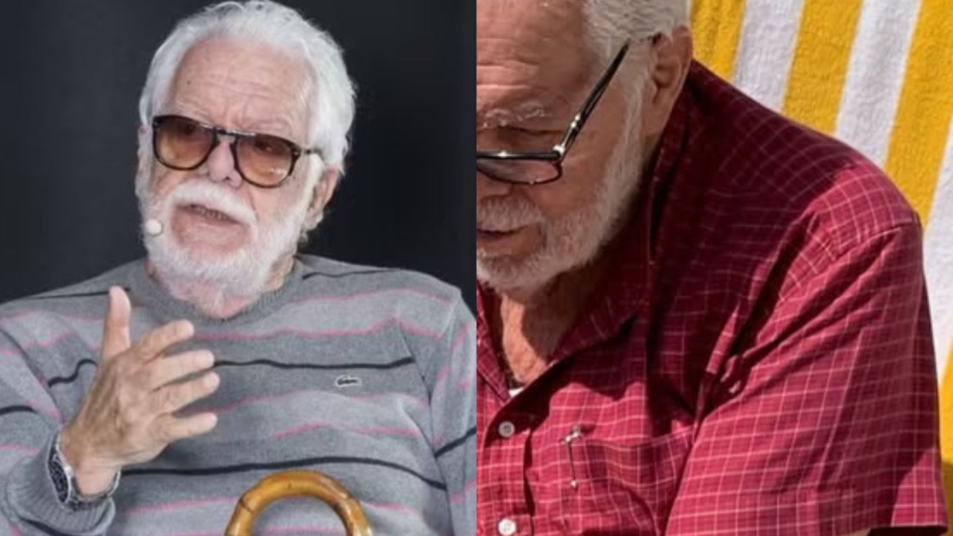 Manoel Carlos reaparece em foto raríssima ao lado da filha
