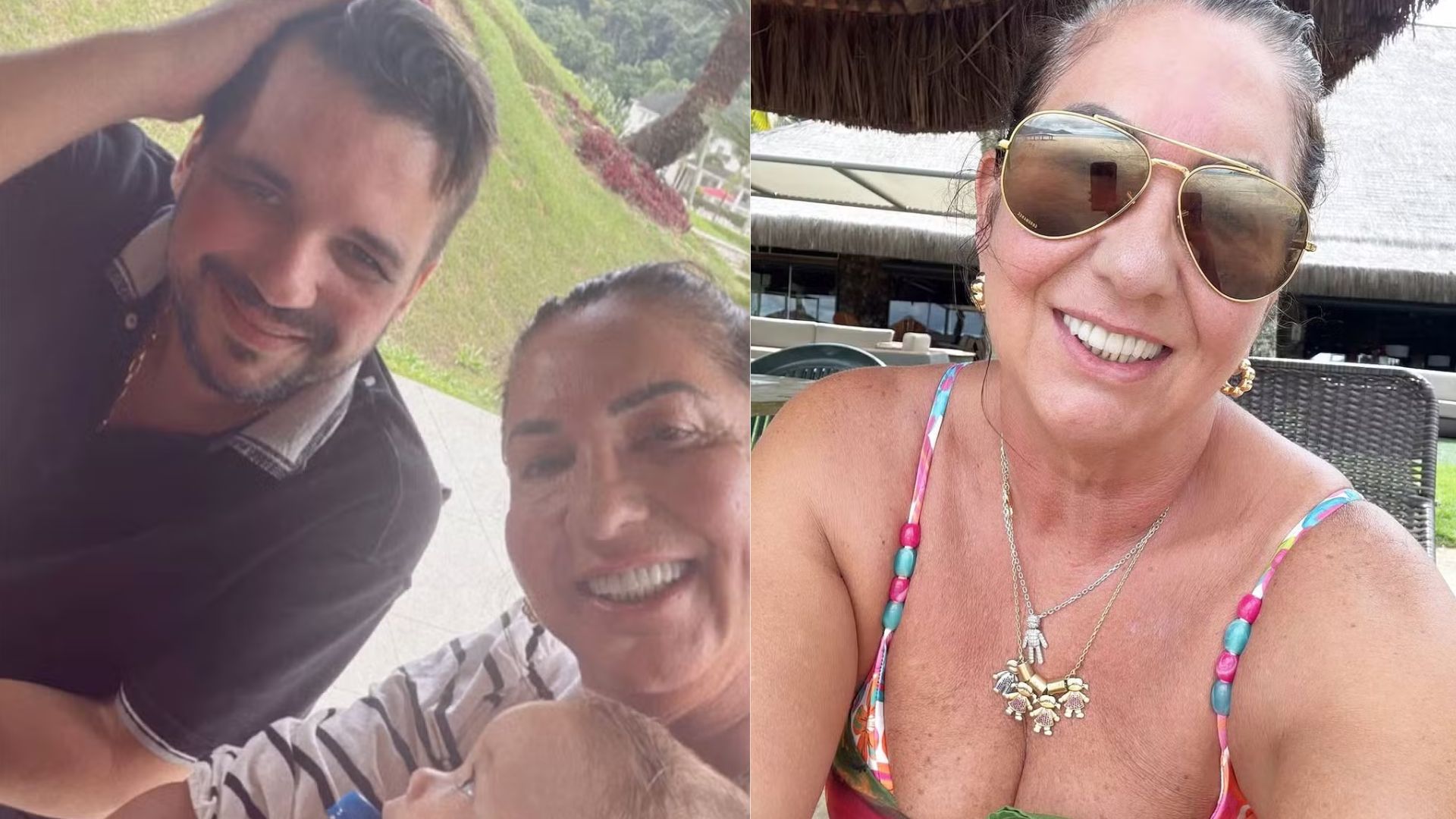Mãe de Virginia viaja a Mangaratiba na companhia do novo namorado