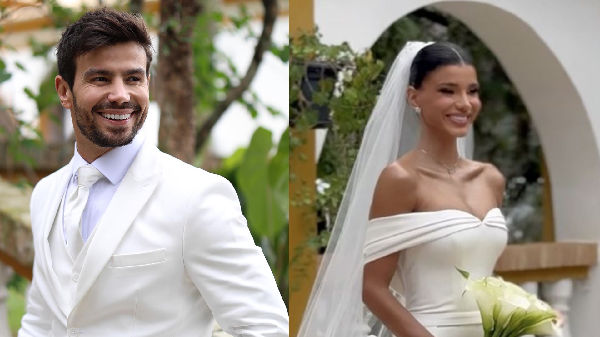 Mariano surpreende Jakelyne no casamento e canta música que fez pra ela