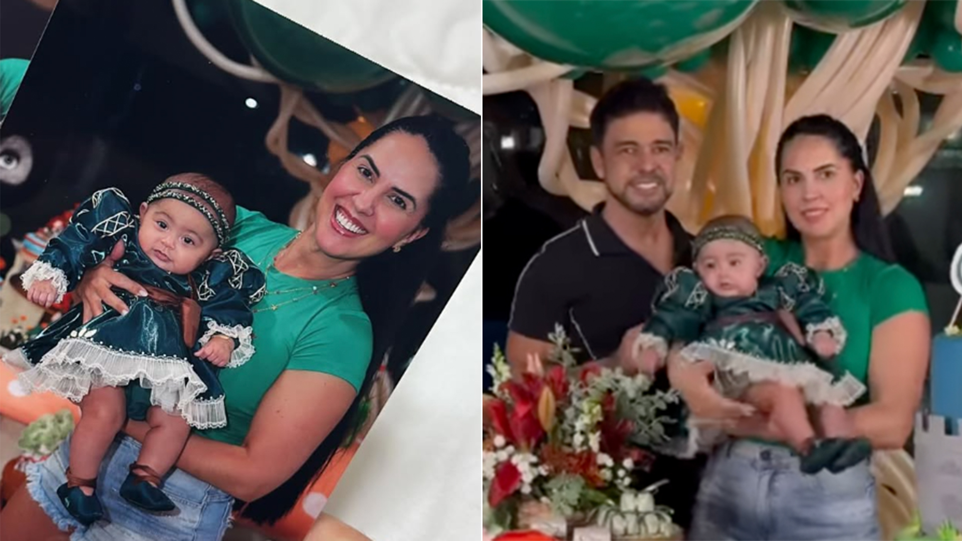 A decoração do mesversário da filha de Graciele Lacerda e Zezé Di Camargo