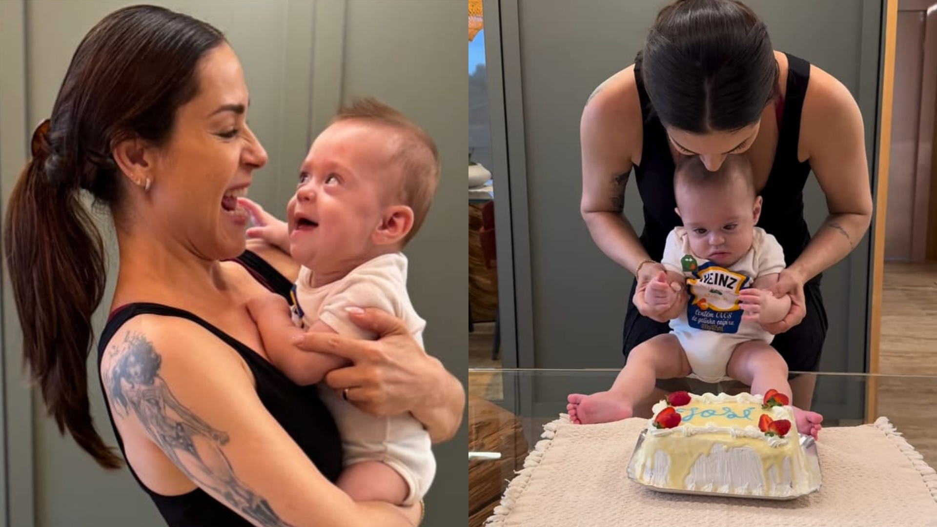 Nadja Haddad emociona ao comemorar aniversário do filho: ‘Nosso milagre’