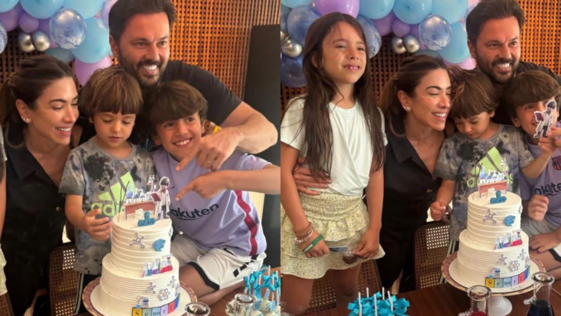 Patricia Abravanel mostra bolo da festa simples de seu filho caçula