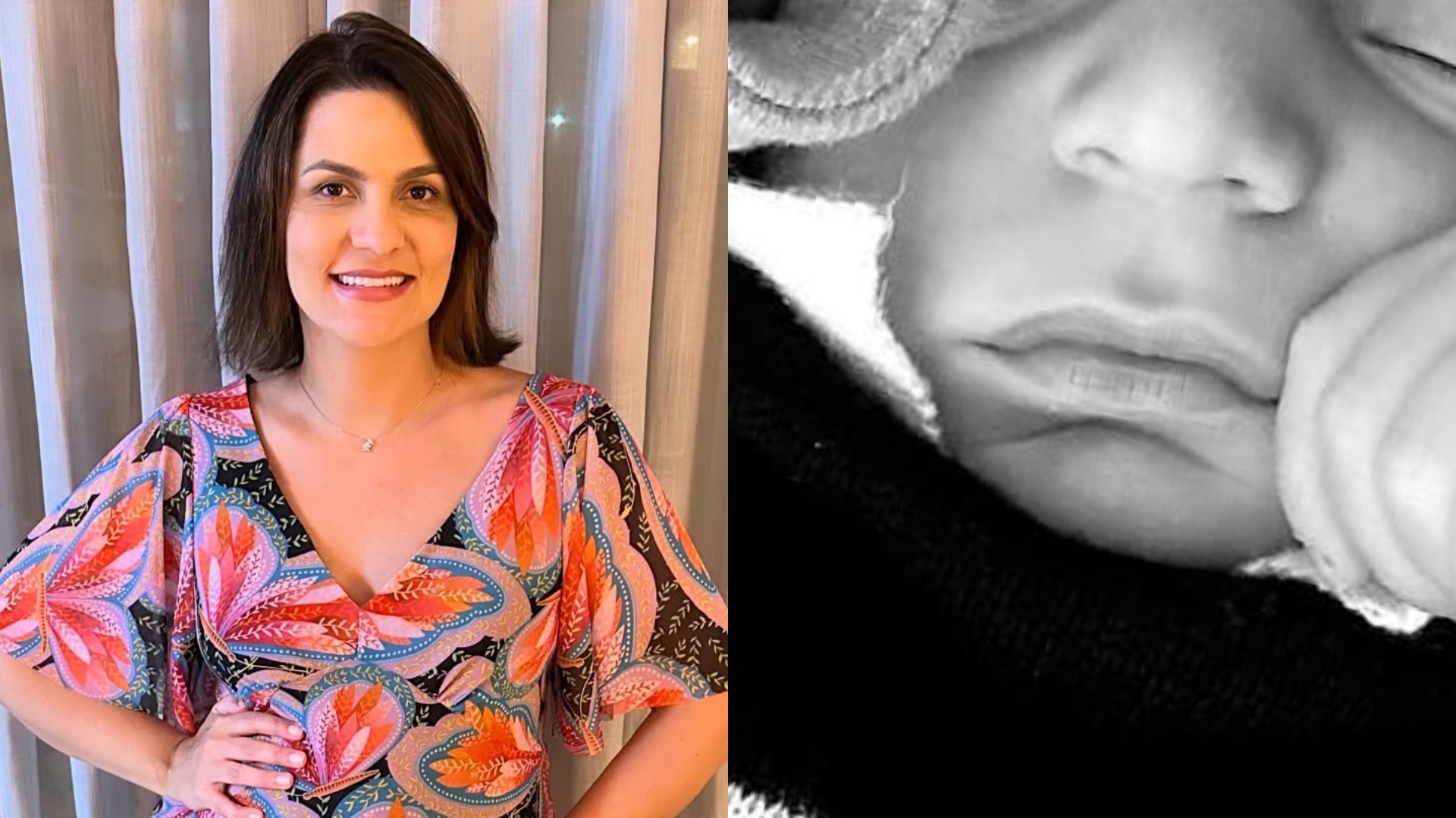 Paula Barbosa mostra o rosto do filho recém-nascido: ‘Meu amor’