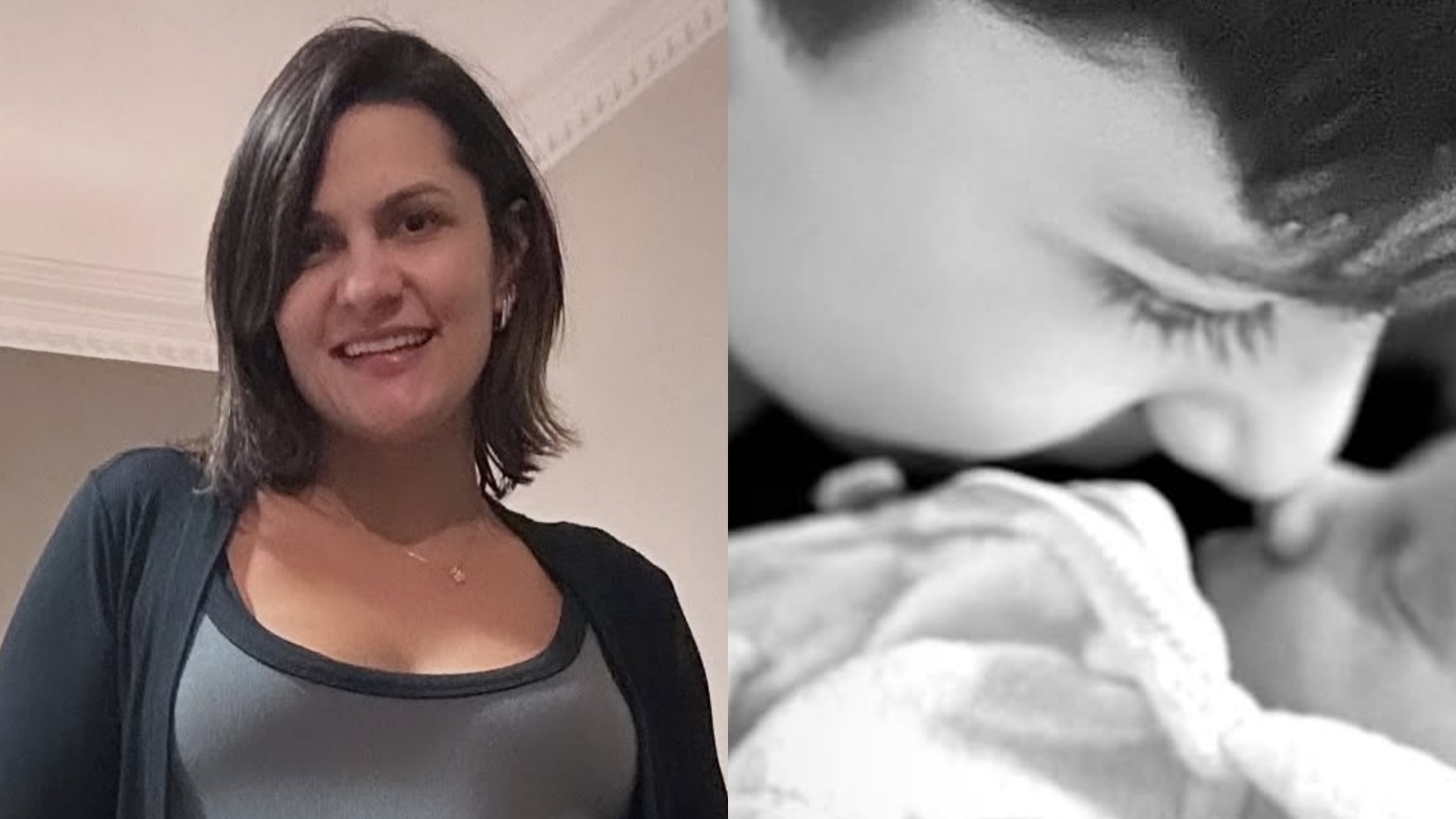 Paula Barbosa encanta ao mostrar o filho mais velho com o irmão recém-nascido