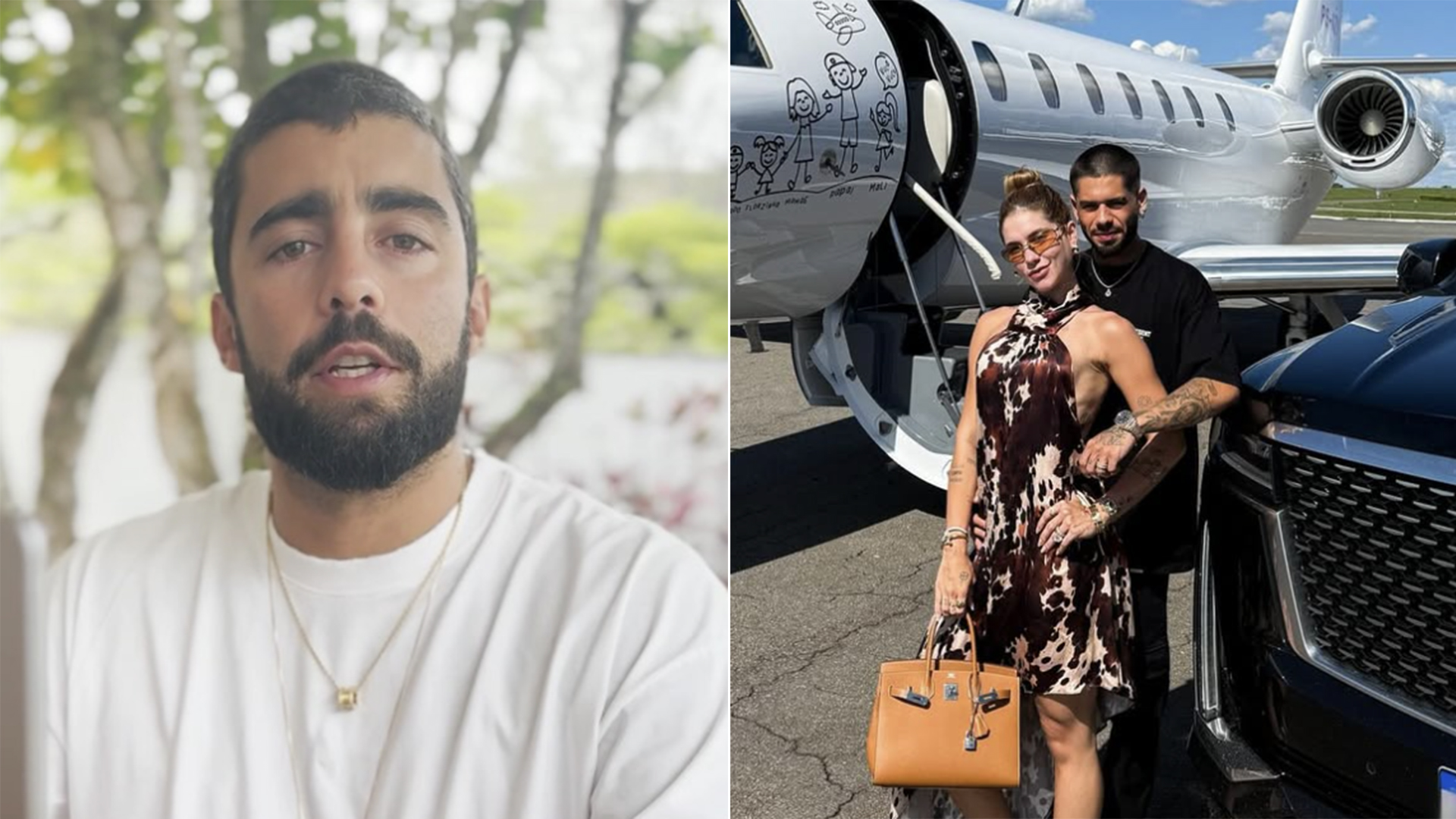 Comentário de Pedro Scooby sobre avião de Virginia chama a atenção: ‘Olho gordo’
