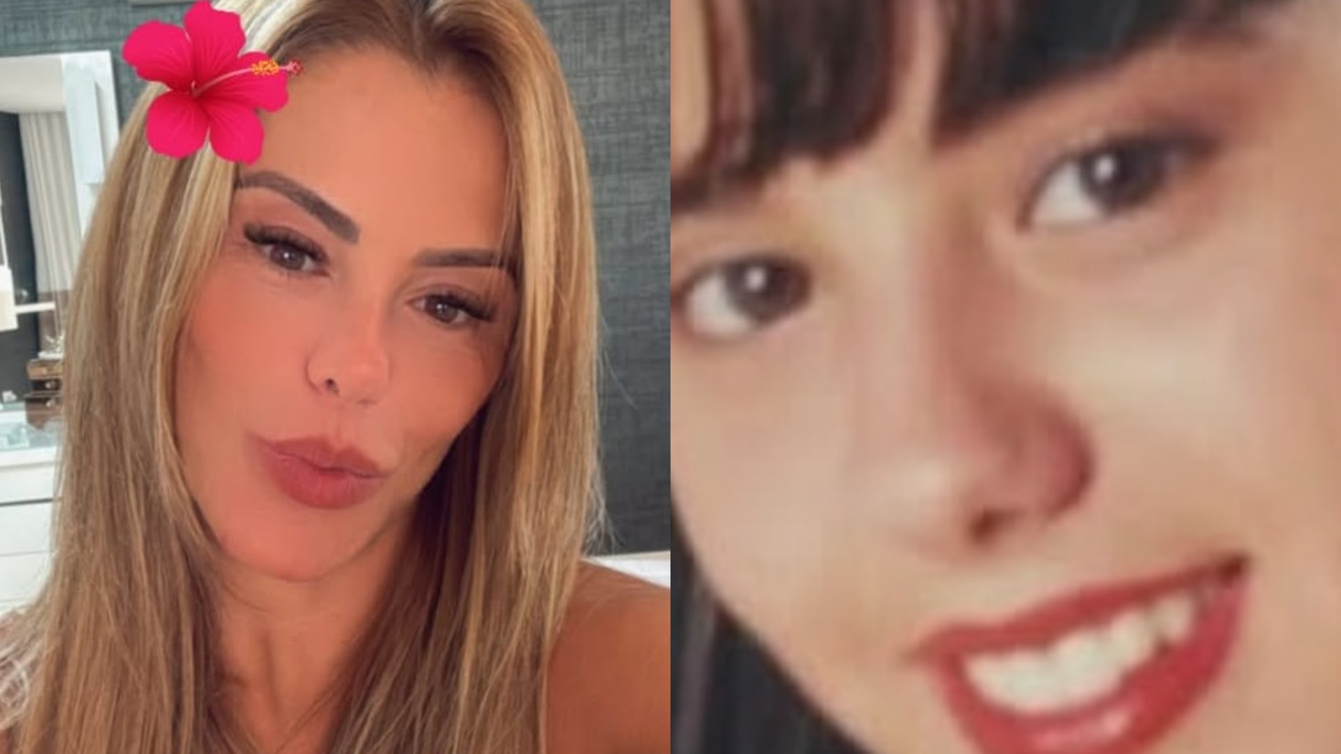 Poliana Rocha surpreende ao postar foto antiga com fios escuros