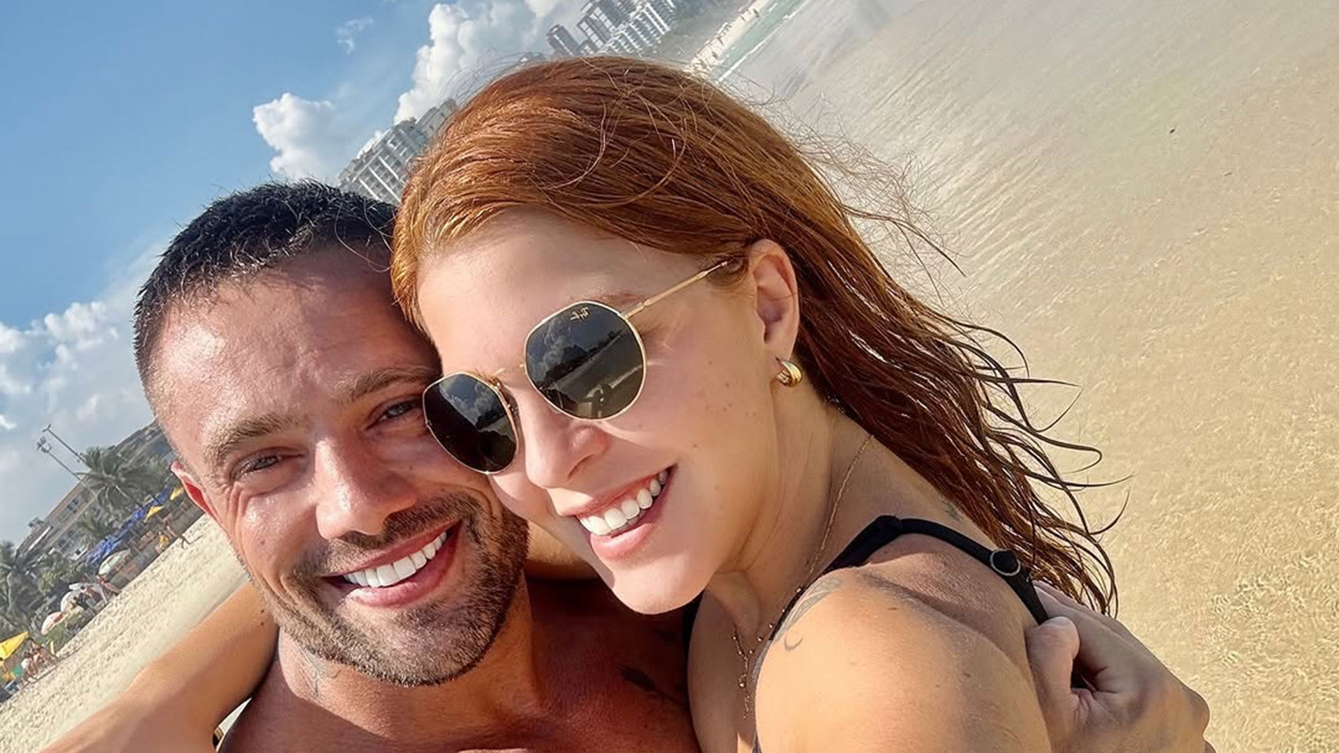Rafael Cardoso posa com a namorada e faz reflexão: ‘Não se vence sozinho’