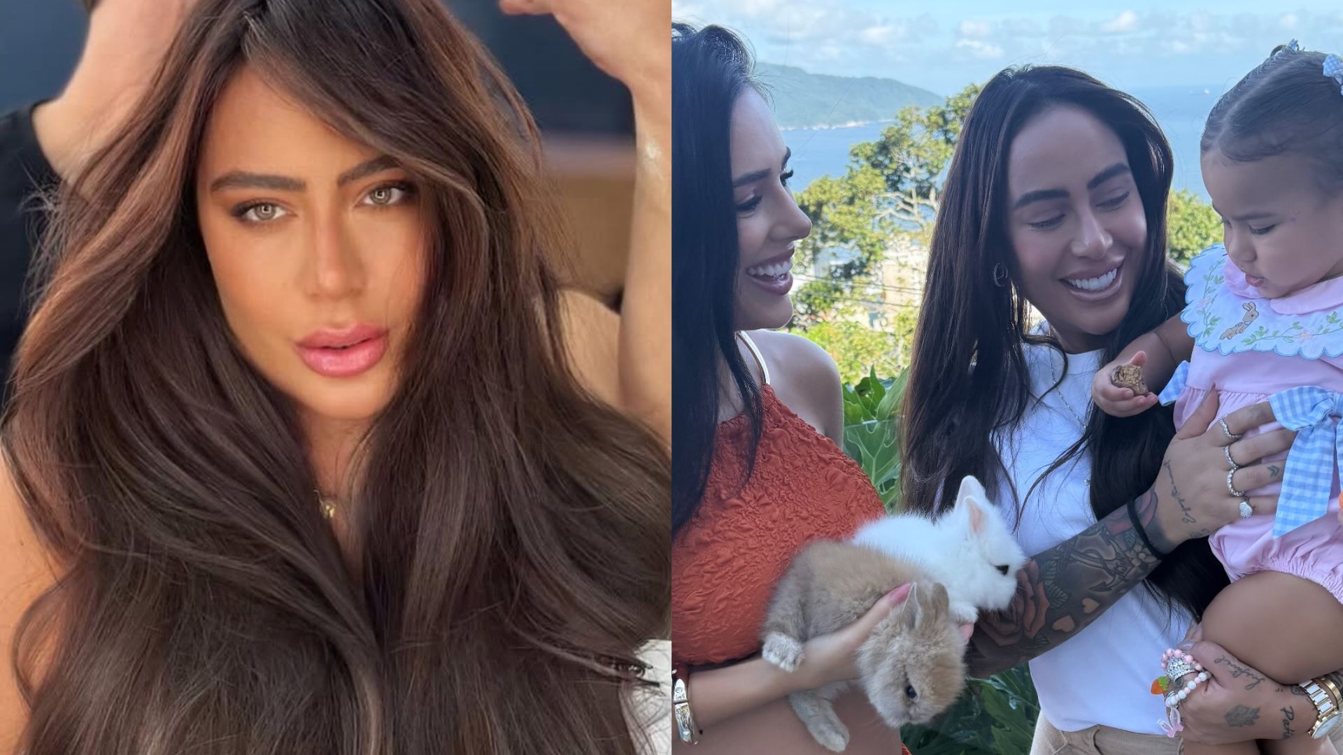 Irmã de Neymar Jr divide foto inédita de Bruna Biancardi e Mavie; veja