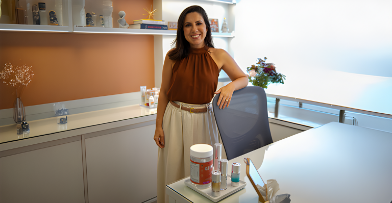 Renata Rocha promove dermatologia acessível e humanizada