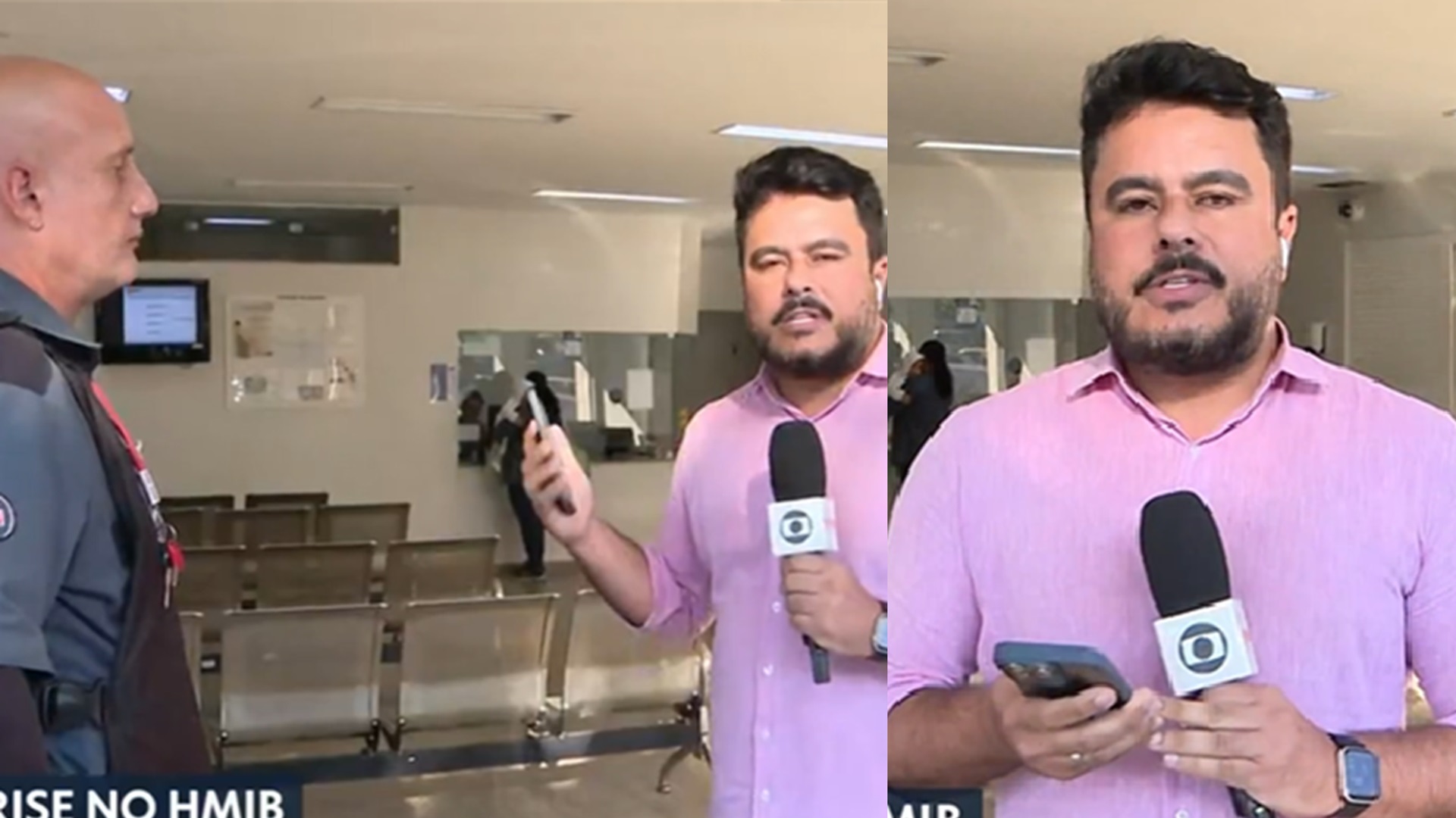 Resposta afiada de repórter da Globo a vigilante repercute na web: ‘Tapa na cara’