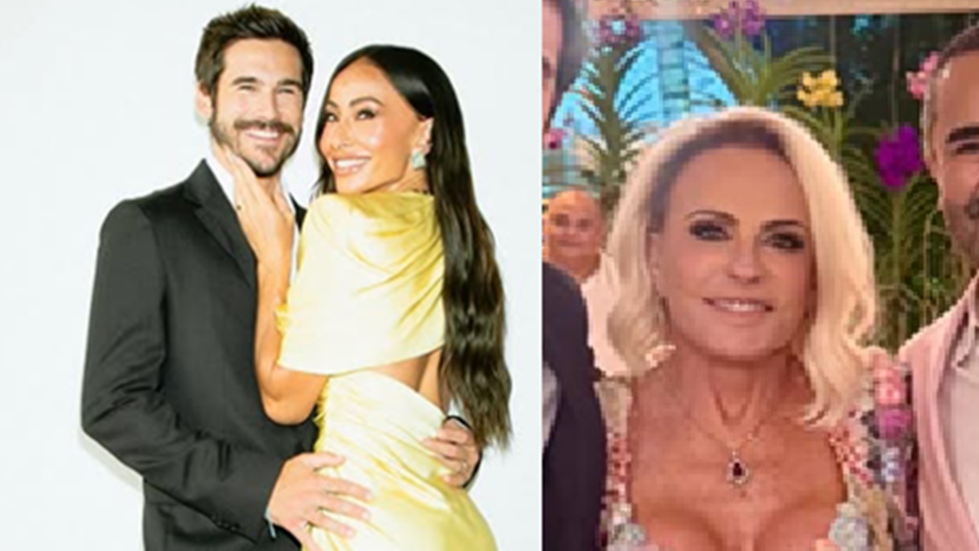 Sabrina Sato posta foto inédita do casamento de Ana Maria Braga e Fábio Arruda