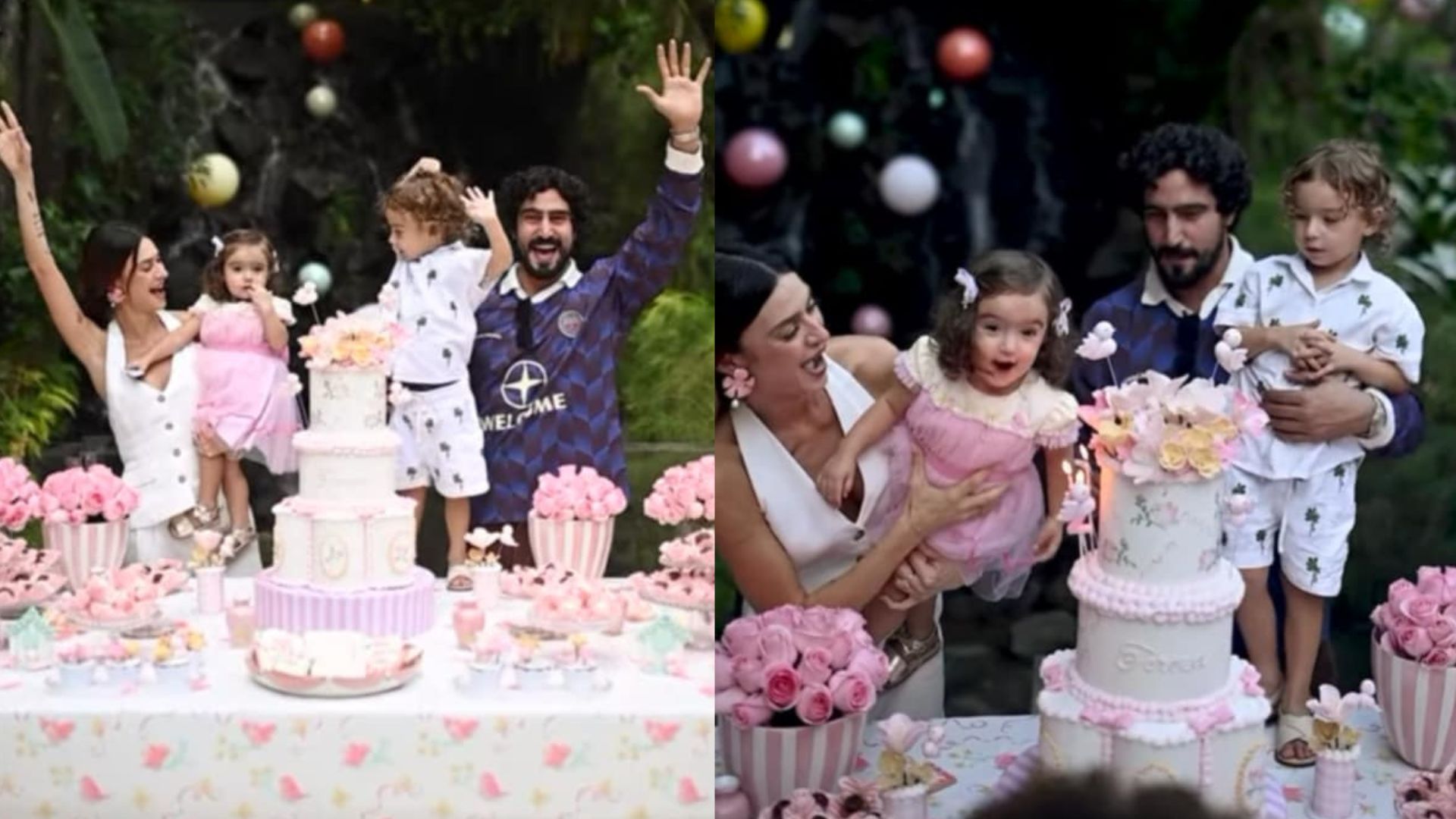 Thaila Ayala exibe registros inéditos da festa de aniversário da filha caçula