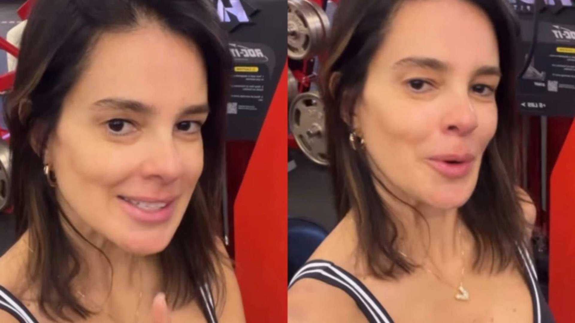 Após seis meses de cirurgia, Vera Viel impressiona ao treinar perna: ‘Venci’