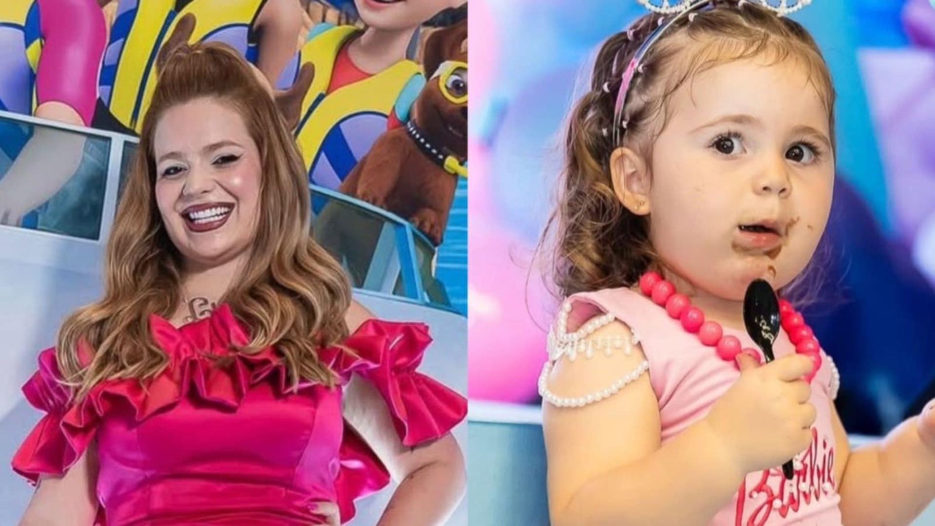 Viih Tube mostra looks da filha em festa com tema de Barbie; veja as fotos