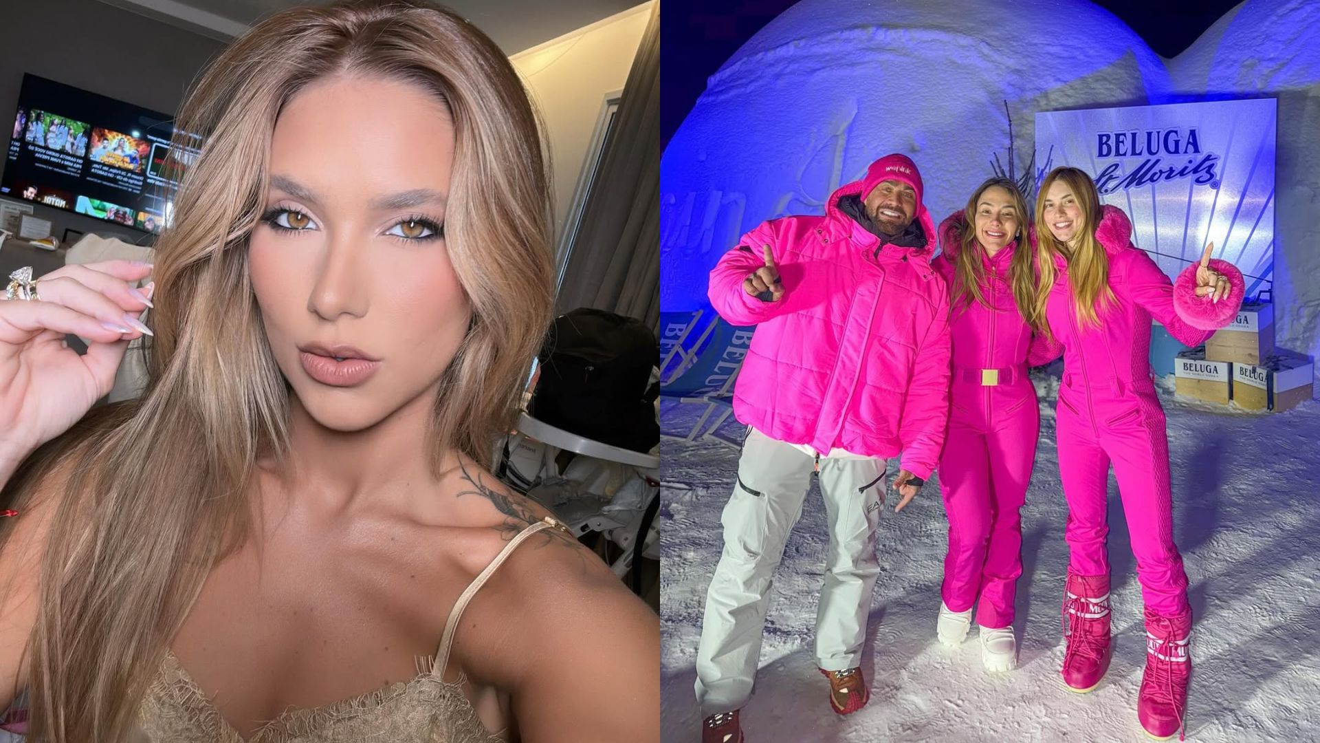 Virginia é presenteada com um Rolex pela sócia Samara Pink