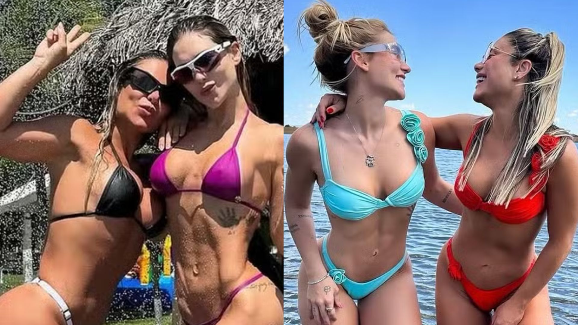 Poliana Rocha parabeniza a nora, Virginia, pelo aniversário e web aponta: “Parecem irmãs”