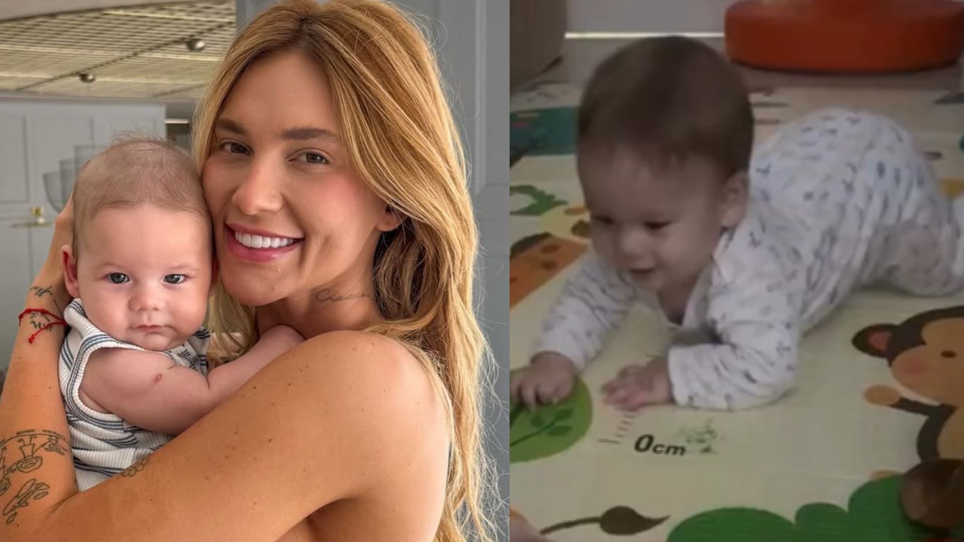 Virginia Fonseca encanta os fãs ao mostrar o caçula aprendendo a engatinhar