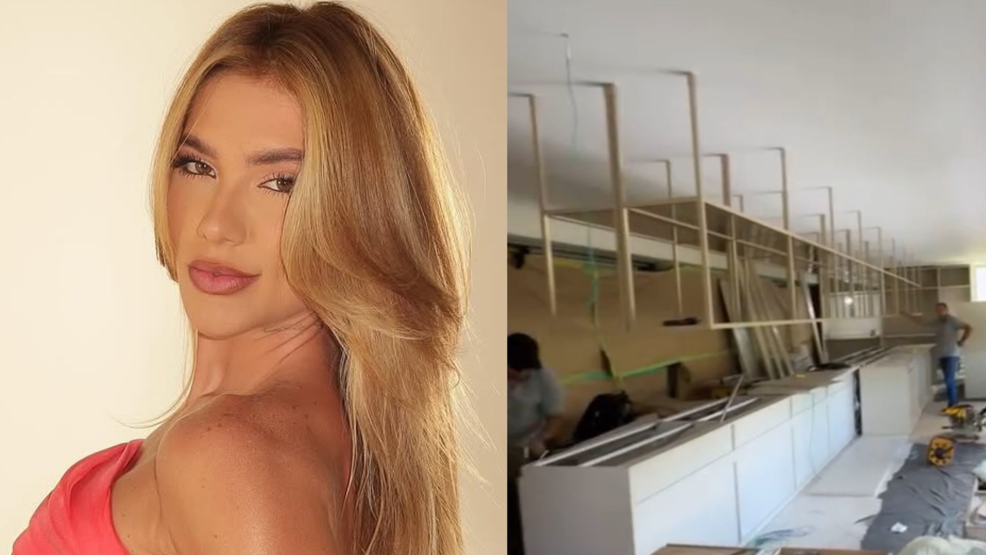 Virginia mostra reforma em closet que contará com ‘salão de beleza’