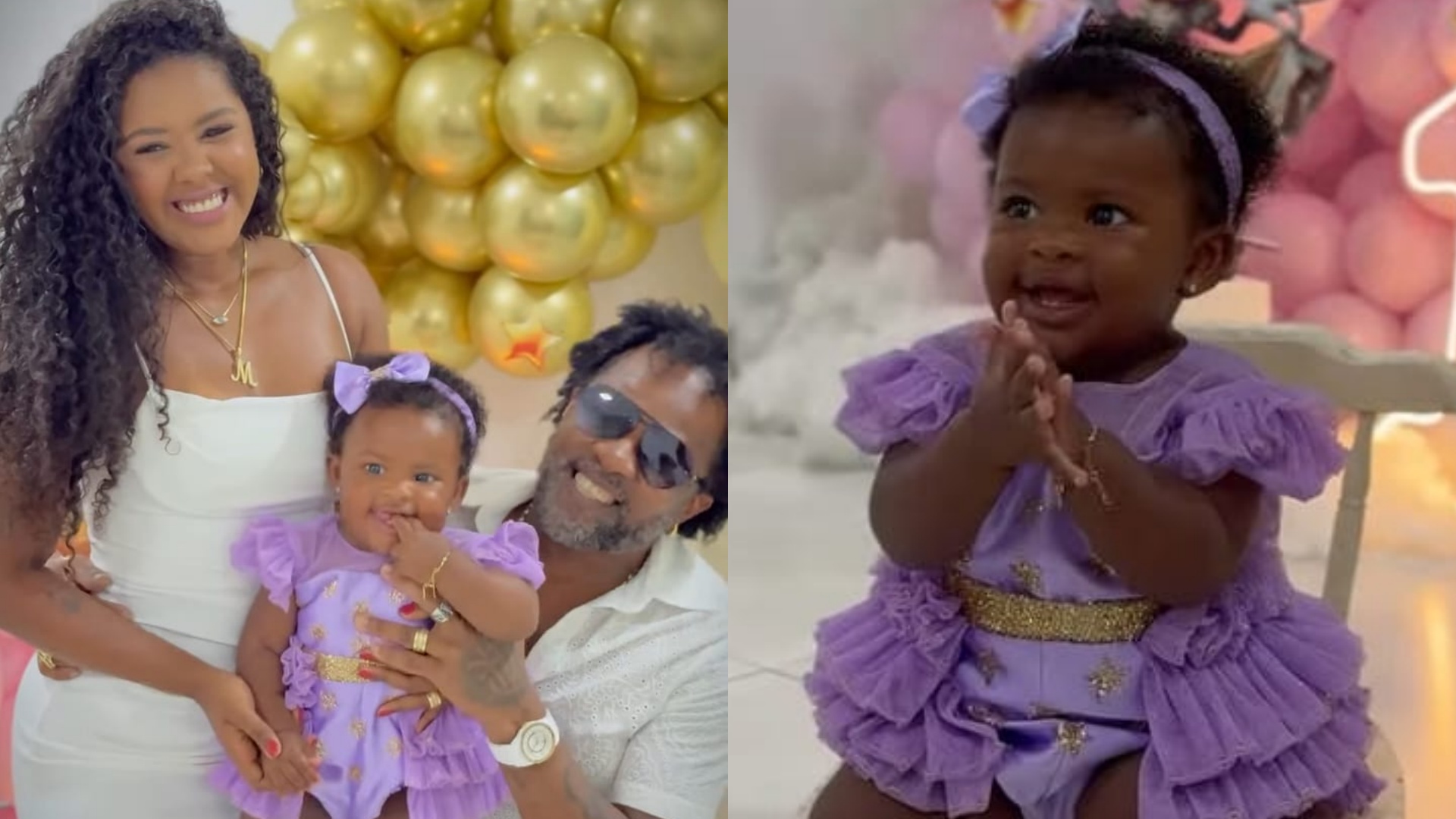 Xande de Pilares encanta ao comemorar o aniversário da filha: ‘Minha alegria’