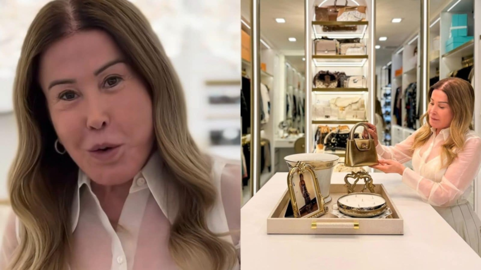 Zilu Camargo impressiona ao mostrar seu novo closet em mansão nos EUA